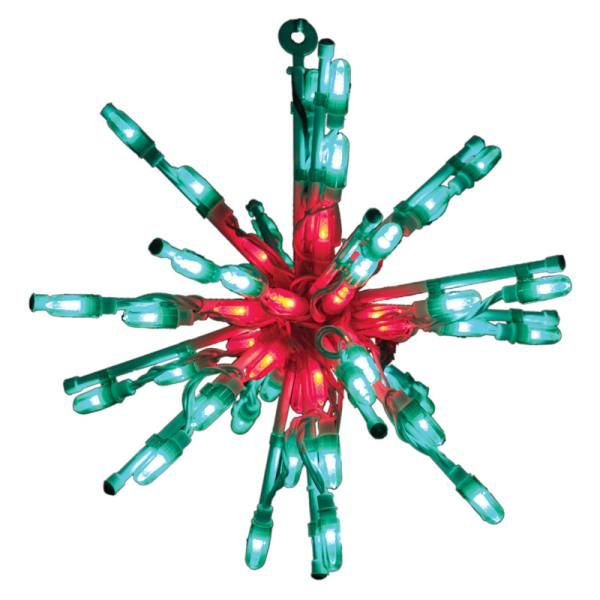 LED 12" STARBURST (RED/GREEN) #LED-SB12RG *Sets of 3*